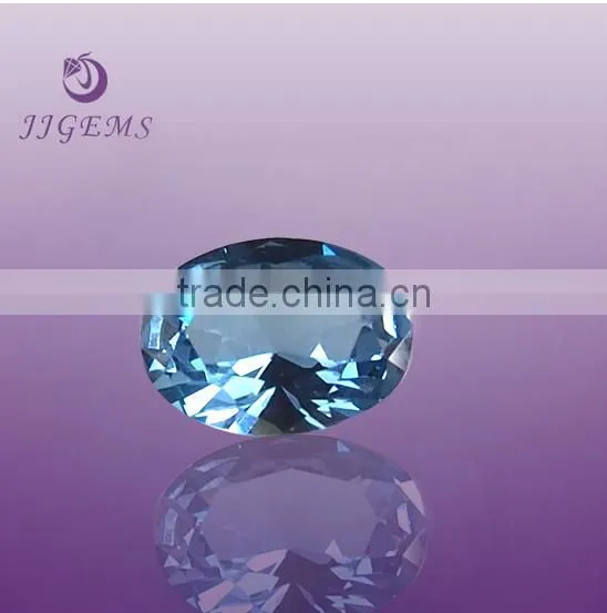 China Wholesale 106# Fine Blue Loose Synthetic Spinel
