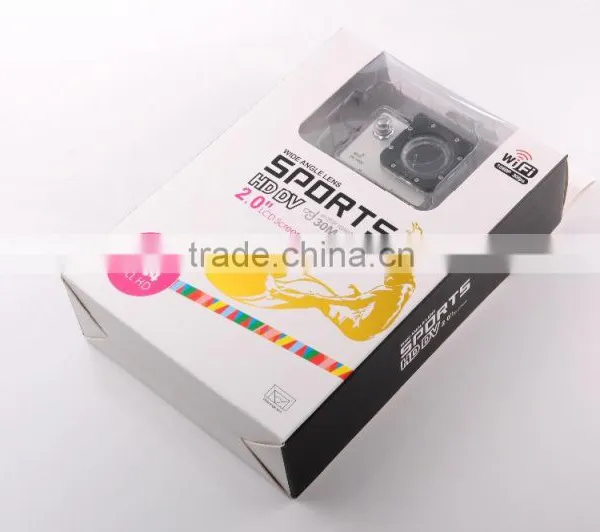 Black 2.0'' WiFi Full HD 1080P Sports Camera170 Degree Wide Angle Car DVR Recorder Digital Waterproof Helmet Action Camera photo-6