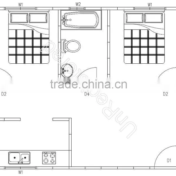Cheap Modular Light Steel House,steel Frame Villa House, Prefab House photo-3