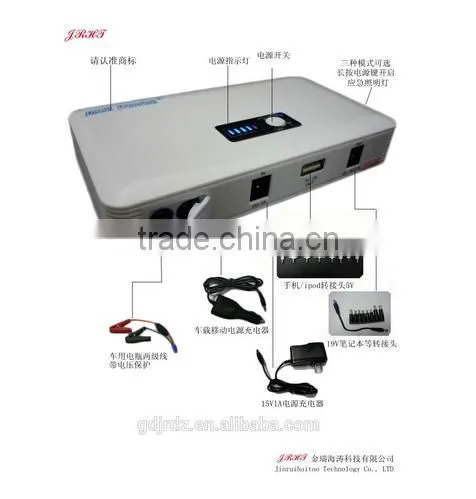 Good Quality Y-001multi-function Mini Jump Starter and Power Bank Charge for Cellphones, Laptops,digital Devices photo-6