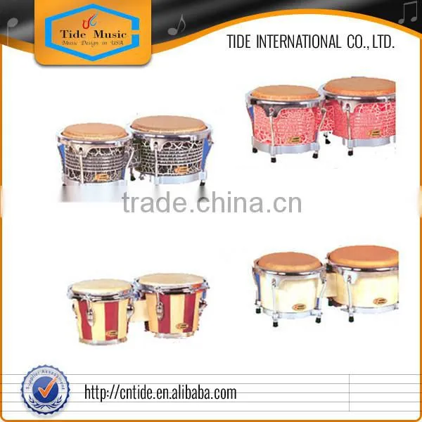 7.5"+8.5" Professional Duluxe Bongo/wooden Bongo Drum Latin Percussion (TDB-101MA)Instrument photo-6