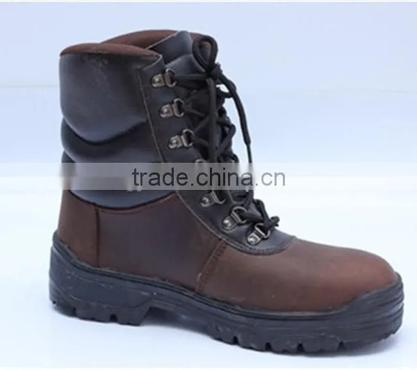 Crazy Horse Leather Safety Work Boots China Factory Safety Shoes 9051 photo-3