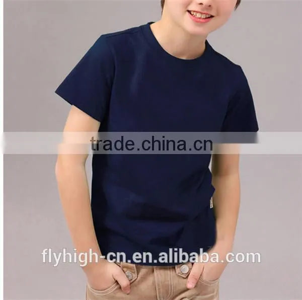 Hot Selling Comfortable Short Sleeve Kids O Neck T Shirt photo-5