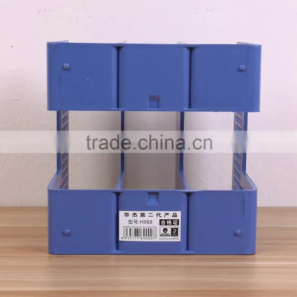 Office Desktop Cheap Adjustable Plastic Bookends photo-3