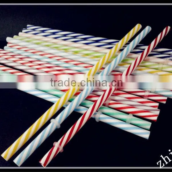 Eco-friendly Striped Plastic Drinking Straw Quality Choice photo-4