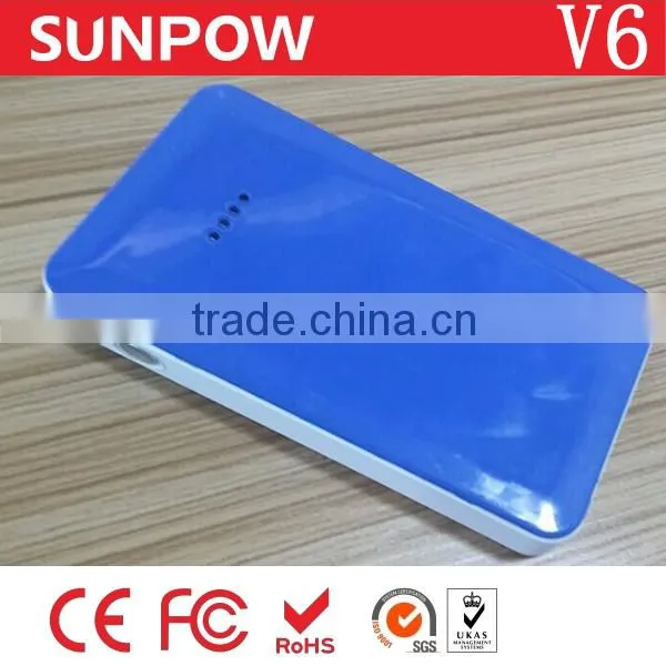 Sunpow Best Selling Portable Mini Emergency 12v Car Jump Starter Car Power Bank Car Battery Booster With Air Compressor photo-4
