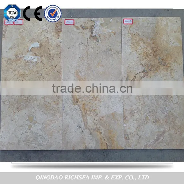 Polished Yellow 60*60 Travertine Tiles photo-5