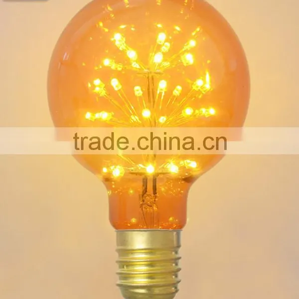 E27,3W Vintage Firework Led Bulb Light photo-3