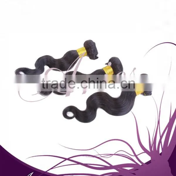 Brazilian Human Remy Hair Extensions Unprocessed Weft Body Wave Weave photo-4