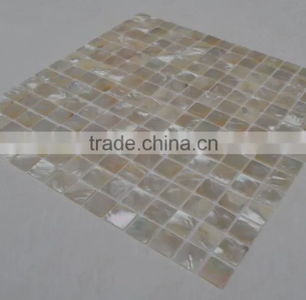 White Lip Shell Mosaic Tile, Mother of Pearl Mosaic Panel,background Wall