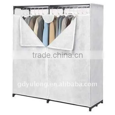60 Inch Non-woven Fabric Bedroom Wardrobe