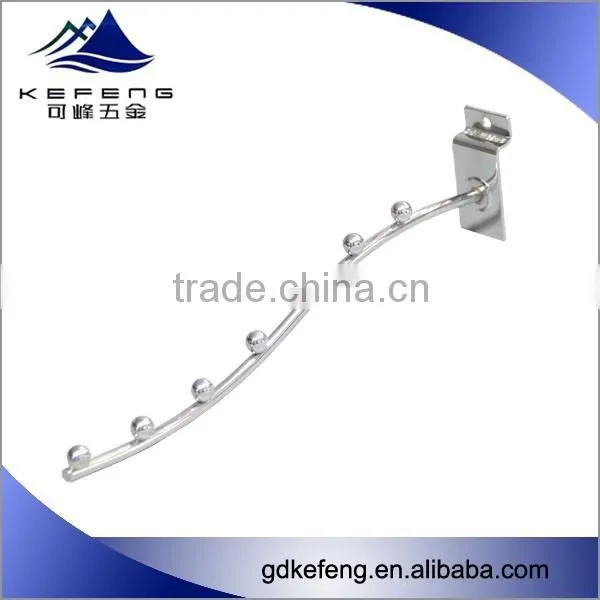 Metal Display Hook on Slatwall, Slatwall Display Hooks for Garment Shops KF-C052 photo-1