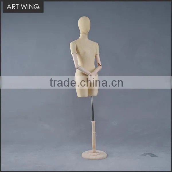 Adjustable Dress Form Dressmaker Armless Mannequin Cover Cheap photo-3