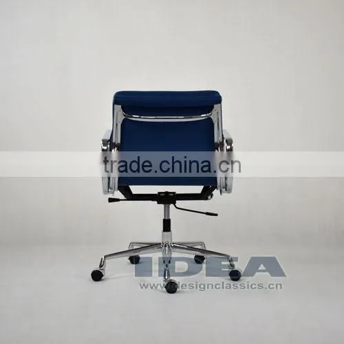 Replica EA217 Charles Office Chair- Blue Color Genuine Leather photo-5