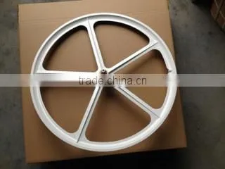 2016 Hot Selling Fixie Bike Magnesium Alloy Aerospoke Wheel Wheelset photo-4