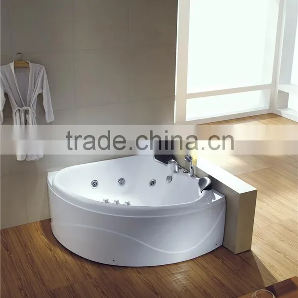 CUPC Wall-aganist Bathtub,wall Against Freestanding,elegant Acrylic Whirlpool Massage Bathtub photo-3