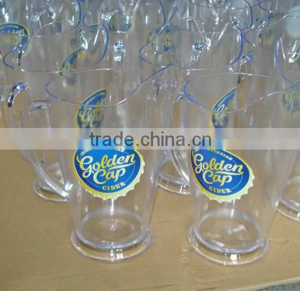 H503 1.5liter Logo Customized Clear Acrylic 60oz Drinking Jug photo-4