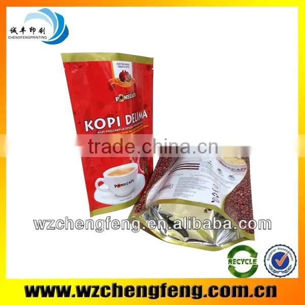 Custom Stand Pouch Coffee Bag Plastic Bag for Packaging