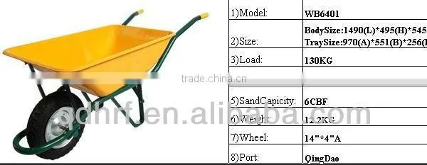 Garden Use Wheel Barrow WB6401 With One Wheel photo-5