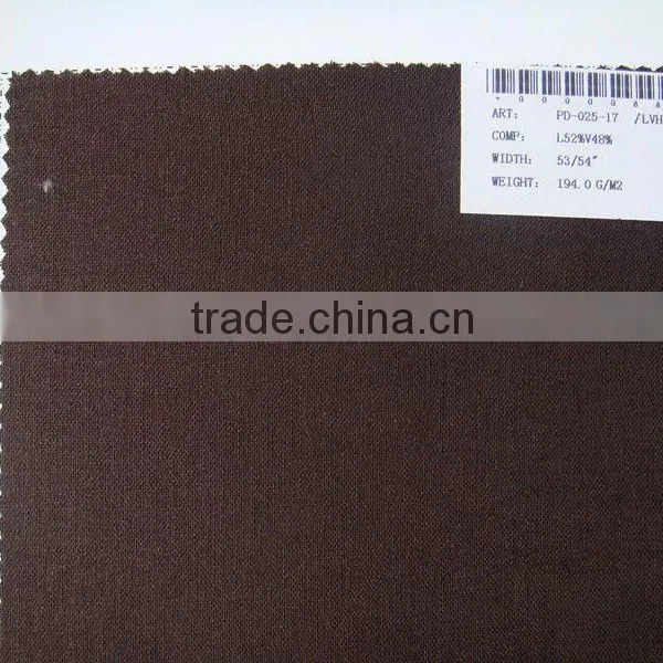 LINEN AND VISCOSE FABRIC