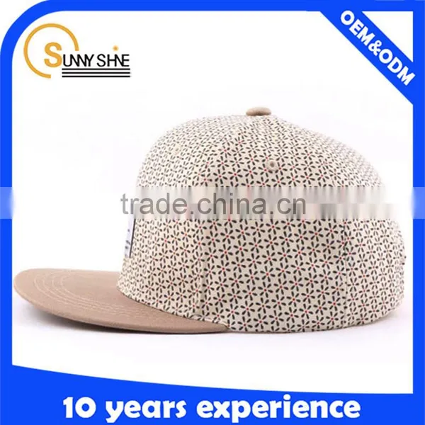 Custom 100% Cotton Plain Flexfit Snapback Cap photo-3
