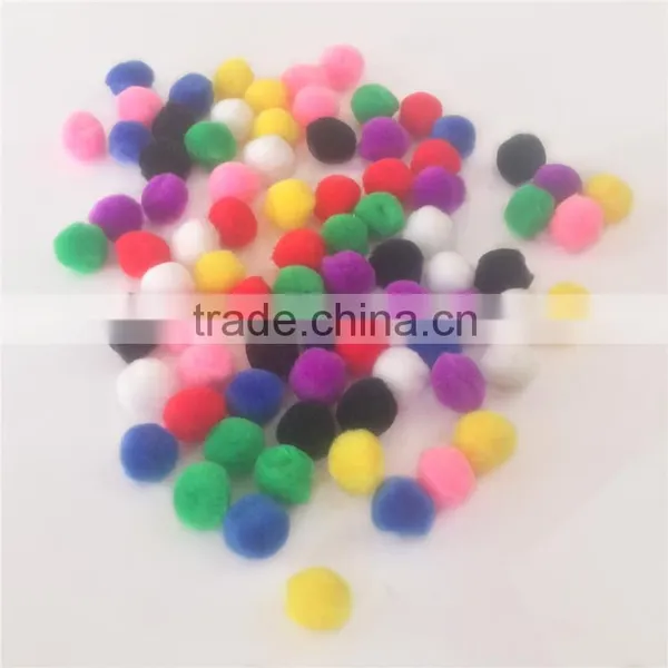 Factory Supply DIY Crafts Acrylic Fluorescent Pompoms Toys for Kids or Wedding Party Decoration photo-3