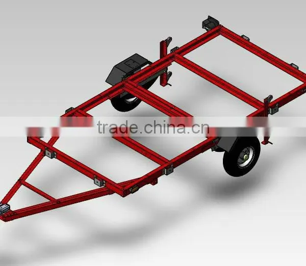Small Utility Trailer--TR0401-1 Folding Trailer