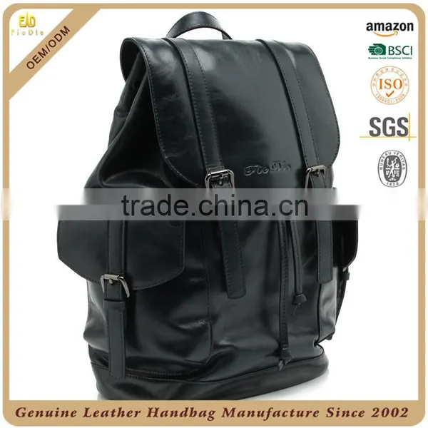 CSN2085A001 Genuine Leather Backpack China Back Pack Bag Online Shopping Cow Leather Bag photo-2