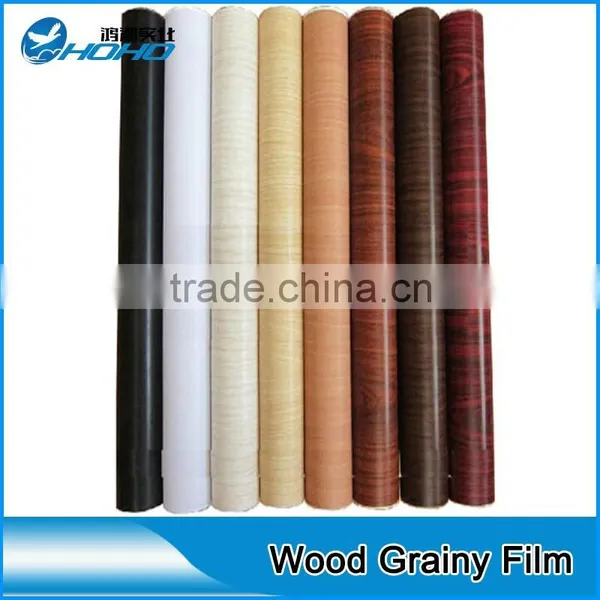 Wholesale Self Adhesive Texture PVC Wooden Grain Effect Wood Film photo-5