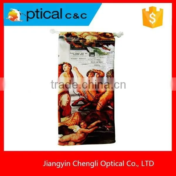 Customized Logo Printing Microfiber Pouch With Drawstring photo-2