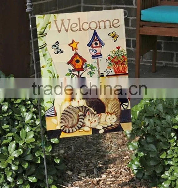 Welcome Cats Garden Flag photo-3