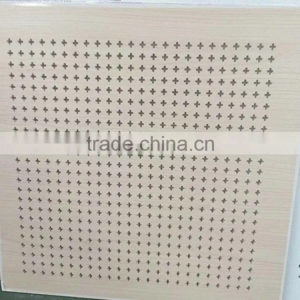 Acoustic Gypsum Ceiling Board With 2015 Cross Hole