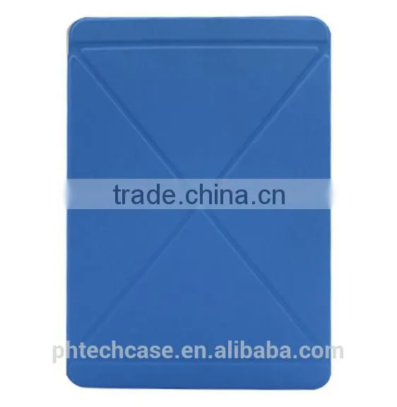 Black Smart Transformer Case for Apple IPad 6 PU Leather Cover Cases photo-4