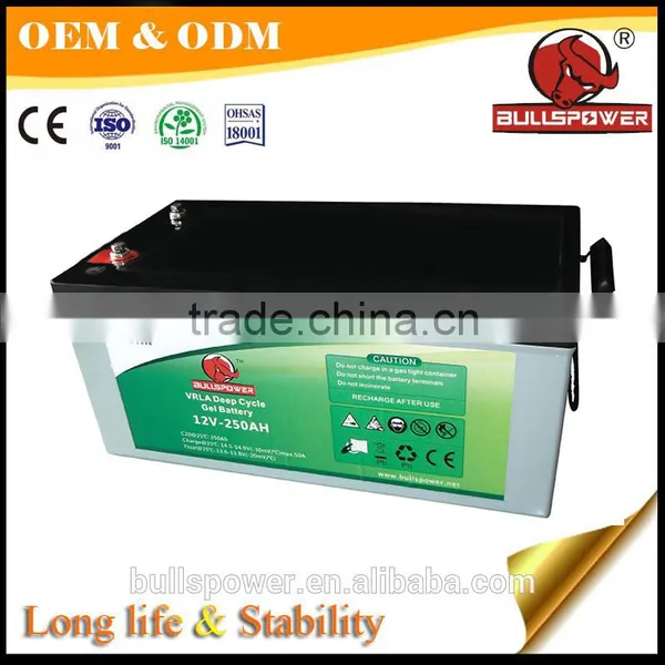 Maintenance Free Lead Acid Sealed Solar System 12v 150ah de Bateria de Gel photo-3