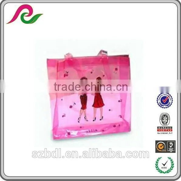 Shopping Waterproof Transparent Pvc Bag With Zipper photo-2