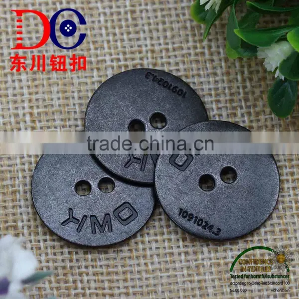 High Quality Metal Button 2 Metal Eyes Sewing Button for Clothing photo-3