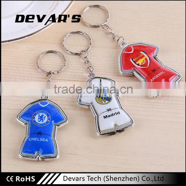 Top Level Specification Plastic Cute T-shirt Shaped Keychain photo-3