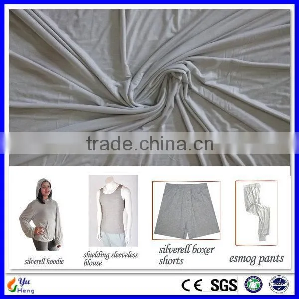 Silver Fiber From China Knitted Bamboo Fabric Antibacterial Silver Fabric photo-2
