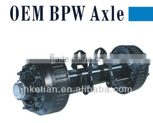 Manufacturer and Sales of Trailer Axle /bpw Axle 12T/14T/16T