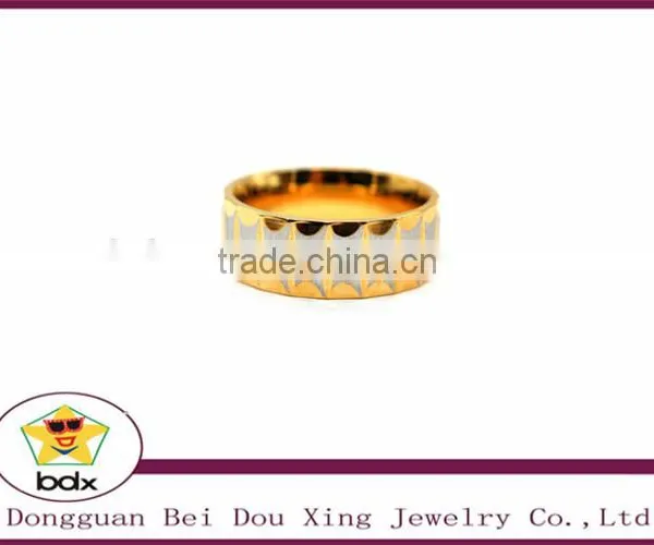 High Quality Couple Rings for Women Men Cubic Zirconia Wedding Ring18K Gold Plated Wedding Rings Stainless Steel Female Jewelry photo-2