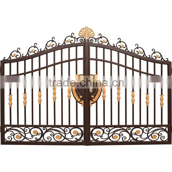 2015 High Quality Remote Control Cheap Wrought Iron Gates Garden Gate photo-4