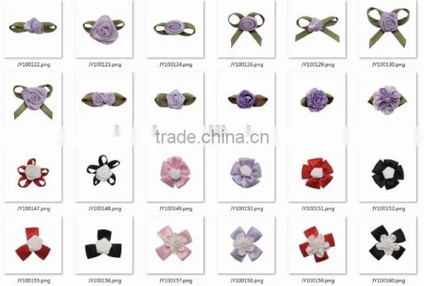 High Level Well Design Pretty Bowknot Shape Set Colorful Beads Satin Bowknot Custom photo-5