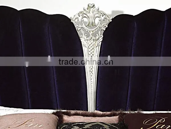 New Classical European Style Bedroom Furniture Set Bed Bedside Table Royal Chair photo-2