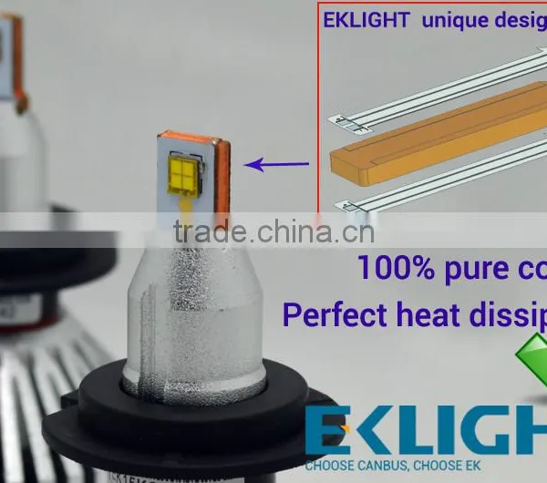 EK LIGHT Smart System TUV Factory 6-30V DRL Function H7 H4 D1 D2 D3 D4 Canbus h4 Car Led Headlight photo-2
