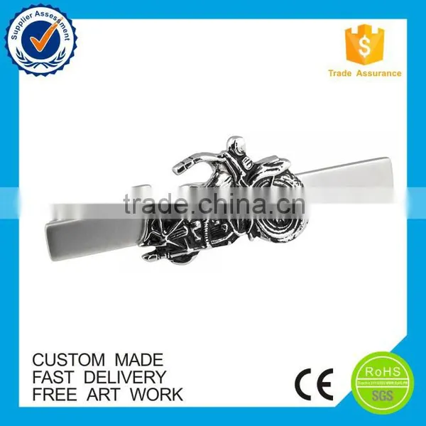 High Quality Custom Silver Men's Metal Tie Bar photo-3