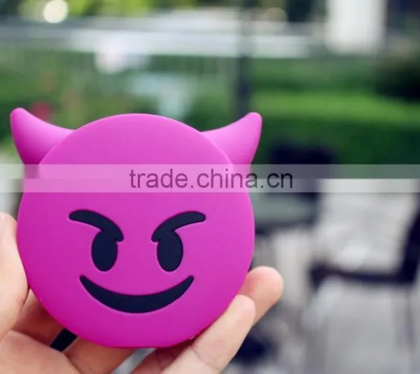 Emoji Funny Power Bank,tears,kiss,poop,angry 2600mah Emoji Power Bank photo-4