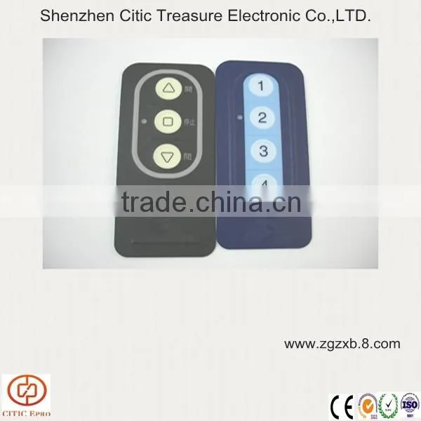 Membrane Keypad Switch Overlay Nameplate