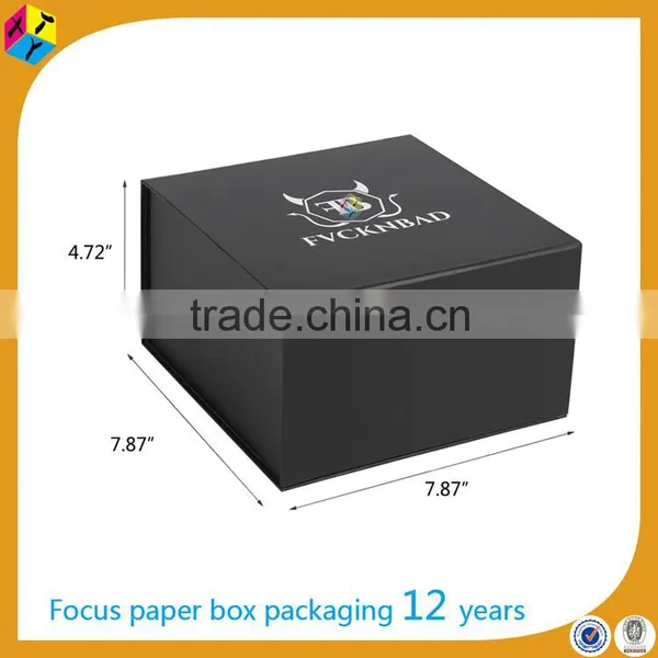 Black Rigid Paper Packaging Vintage Stetson Hat Box photo-2