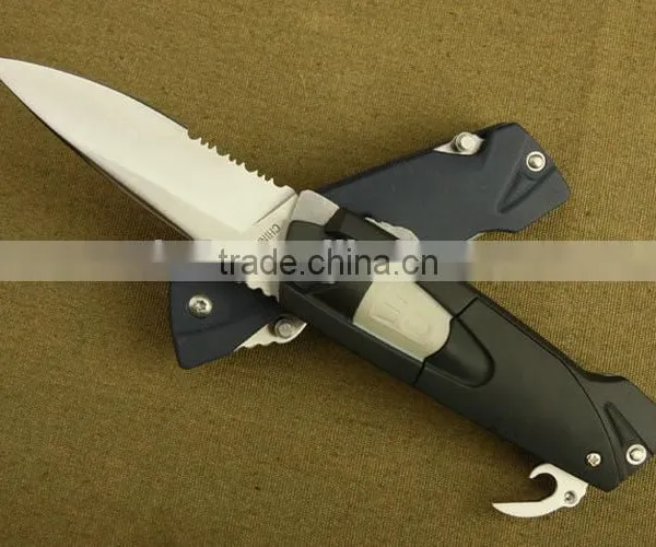 OEM Stainless Steel Folding Knife With Light UDTEK01868 photo-3