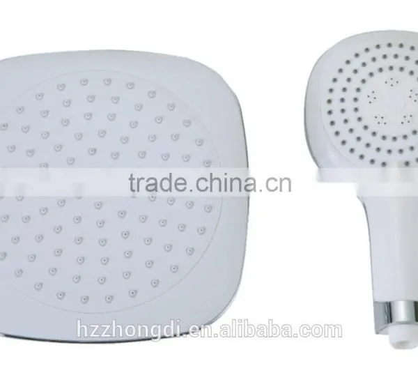 High Quality White Plastic Shower Set /hand Shower and Shower Head